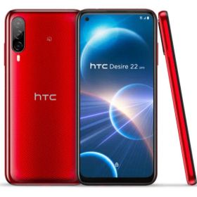 新品 HTC Desire 22 pro 128GB 赤 おサイフケータイ 防水 スマホ HTC Desire 22 pro サルサ・レッド SIMフリースマートフォン 99HATD003-00