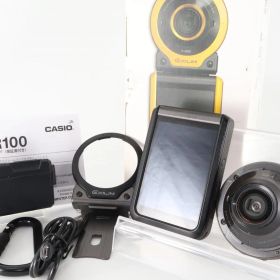 CASIO デジタルカメラ EXILIM EX-FR100BK カメラ部/モニター部分離 フリースタイルカメラ EXFR100 ブラック