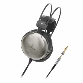 【中古】オーディオテクニカ ATH-A2000Z ヘッドホン 有線 密閉型 チタニウムハウジング ハイレゾ音源対応 ケーブル 3m シルバー