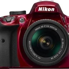 【中古】Nikon デジタル一眼レフカメラ D3400 AF-P 18-55 VR レンズキット レッド D3400LKRD