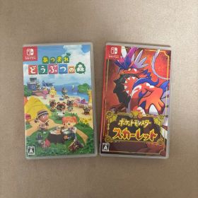 Switchソフト どうぶつの森 ポケットモンスタースカーレット