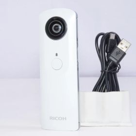 RICOH デジタルカメラ RICOH THETA m15 ホワイト 360°全天球イメージ撮影デバイス 0910700