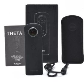 【返品保証】良品｜RICOH THETA S ブラック 360度カメラ フルHD動画 リコー アクションカメラ #C260421-02