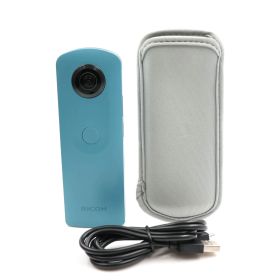 ■新品同様■ RICOH THETA SC ブルー 全天球カメラ 360度カメラ 910743 リコー