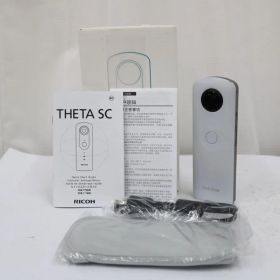 【返品保証】 【元箱付き】リコー Ricoh THETA SC ホワイト 360度カメラ e10503
