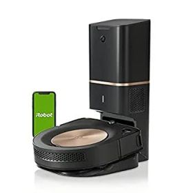 【中古】 ルンバ s9+ ロボット掃除機 アイロボット 自動ゴミ収集 アレルゲン99%捕捉 パワフルな吸引力 隅や角まで ブラック S955860 Alexa対応