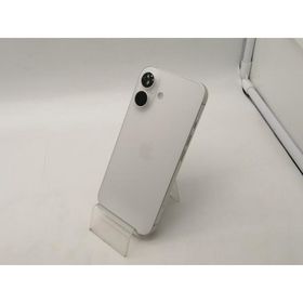 【中古】Apple 国内版 【SIMフリー】 iPhone 16 128GB ホワイト MYDR3J/A【大須アメ横】保証期間１ヶ月【ランクC】