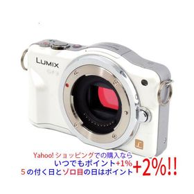 爆買【中古】Panasonic LUMIX DMC-GF3-W ボディ 液晶画面いたみ