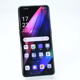 【液晶美品】 au SIMフリー OPPO Find X3 Pro OPG03 グロスブラック 12GB/256GB