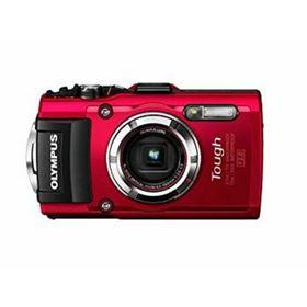 OLYMPUS デジタルカメラ STYLUS TG-3 Tough レッド 1600万画素CMOS F2.0 15m防水 100kgf耐荷重 GPS+電子コンパス&内蔵Wi-Fi TG-3 RED 9jupf8b(コンパクトデジタルカメラ)