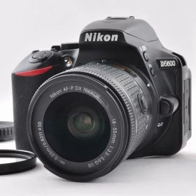 [美品 シャッター1863回] Nikon D5600 AF-P 18-55mm VR レンズキット Wi-Fi Bluetooth搭載 動作品一眼レフ＃1472