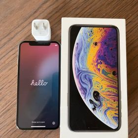 Apple iPhone XS シルバー 本体 充電器付き iPhone10