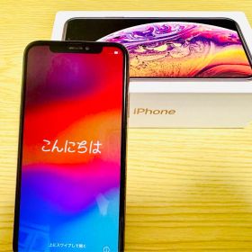 【中古】Apple iPhone XS ゴールドSIMフリー