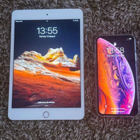 iPad mini 4 ホワイト & iPhone XS
