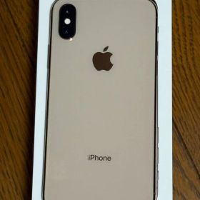 iPhone xs 256G ゴールド ※画面割れあり