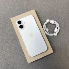 バッテリー 95% iPhone 16 128GB ホワイト Apple版 SIMフリー送料無料