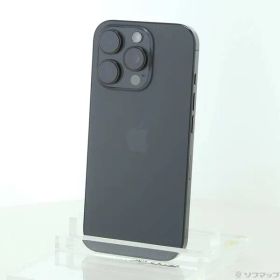 ソフマップ 〔中古品〕 iPhone16 Pro 256GB ブラックチタニウム MYN03J／A SIMフリー【198】