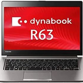 【中古】 ダイナブック dynabook R63/P PR63PBAA637AD71 / Core i5 5300U(2.3GHz) / SSD 128GB / 13.3インチ / シルバー