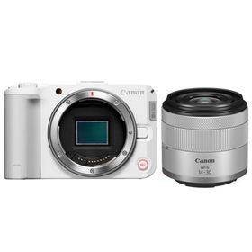 【送料無料】Canon キヤノン ミラーレスカメラ EOS R50 V・RF-S14-30 IS STM PZレンズキット ホワイト