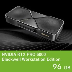 【GPU】 NVIDIA グラフィックボード NVIDIA RTX PRO 6000 Blackwell Workstation Edition PCIe 5.0 x16 DisplayPort 2.1b x4 メモリ:GDDR7/96GB 最大消費電力:600W【代引き不可】 4560152389898