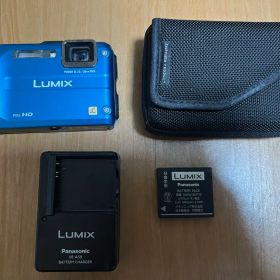 Panasonic LUMIX DMC-FT3 青 充電器、バッテリー付き