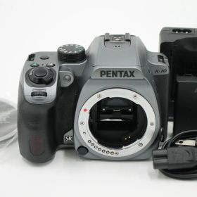 シャッター回数10548回！■極上品■ PENTAX K-70 ボディ シルバー