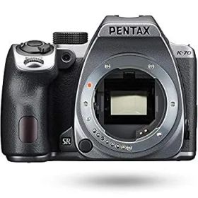 【中古】PENTAX K-70 ボディ シルバー デジタル一眼レフカメラ 超高感度 2424万画素APS-C センサー アウトドアに最適 全天候型 一眼レフ 4.5段ボディ内手