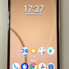 （A7）arrows Ｗe FCG01 ローズゴールド スマートフォン本体