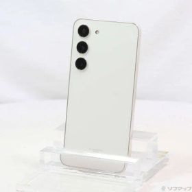 ソフマップ 〔中古品〕 Galaxy S23 256GB クリーム SCG19 au SIMフリー【344】