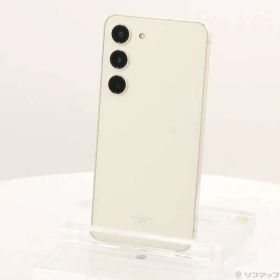ソフマップ 〔中古品〕 Galaxy S23 256GB クリーム SCG19 au SIMフリー【295】