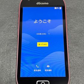 ★docomo スマートフォン 本体 ピンク F-03K らくらくフォン★
