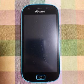 docomo F-03K 青色 スマートフォン本体