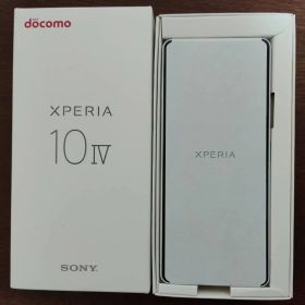 シムフリー ドコモSONY Xperia 10 IV SO-52Cホワイト新品