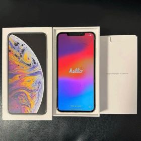 iPhone Xs Max 256GB シルバー 背面ホワイト 箱・説明書付き