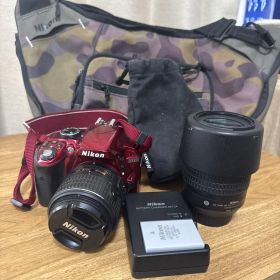 Nikon D3300 レッド デジタル一眼レフカメラ