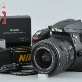 【中古】Nikon ニコン D3300 18-55 VR II レンズキット ブラック シャッター回数僅少