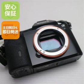 超美品 α7 ILCE-7 ブラック 即日発送 ミラーレス一眼 SONY 本体 土日祝発送OK 02000