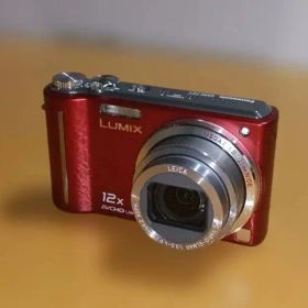 LUMIX DMC-TZ7 コンパクトデジタルカメラ レッド 12倍ズーム