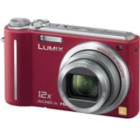 【中古】(非常に良い)パナソニック デジタルカメラ LUMIX1010万画素 光学12倍ズーム(レッド)DMCTZ7R DMC-TZ7-R