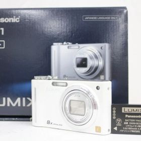【返品保証】 【元箱付き】パナソニック Panasonic LUMIX DMC-ZX1 ホワイト 8x バッテリー付き コンパクトデジタルカメラ e8967