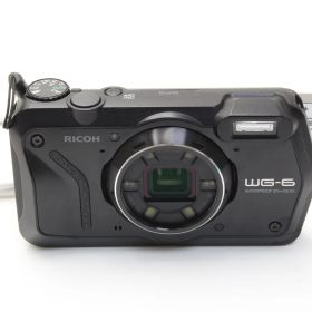 AB+ (良品) RICOH リコー WG-6 GPS ブラック 防水 初期不良返品無料 5-5