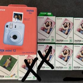 FUJIFILM instax mini 12チェキ本体＋フィルム10枚