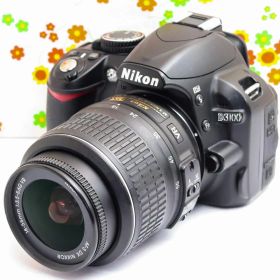 【スマホ転送OK】ガイド機能つきで初心者安心☆ニコン Nikon D3100