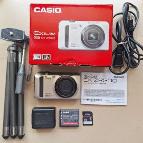 ⭐美品、動作品 CASIO デジタルカメラ EXILIM EX-ZR300GD⭐