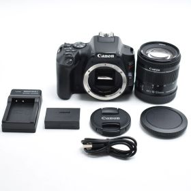 B#12242 Canon デジタル一眼レフカメラ EOS Kiss X10 標準ズームキット ブラック KISSX10BK-1855ISSTMLK