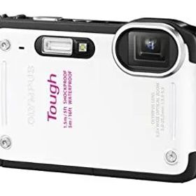 【中古】 OLYMPUS オリンパス デジタルカメラ TG-620 1200万画素 5m防水 裏面照射型CMOS 広角28mm ホワイト TG-620 WHT