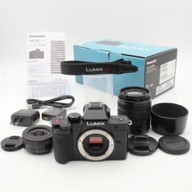 ショット数299 【ほぼ新品】 Panasonic パナソニック Lumix DC-G100DW ダブルズームレンズキット ルミックス 元箱 付属品 付き 106001