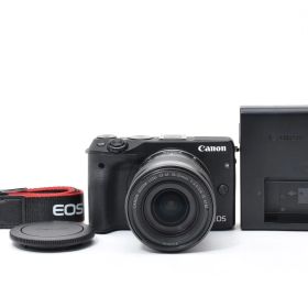 【返品保証】★美品★キヤノン Canon EOS M3 レンズキット EF-M 18-55mm★ L297#7508