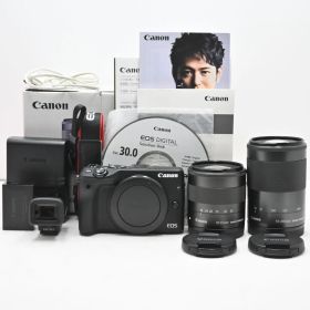 極上品★★★Canon ミラーレス一眼カメラ EOS M3 ダブルズームEVFキット(ブラック)