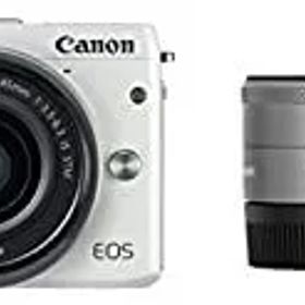 【中古】 Canon キャノン ミラーレス一眼カメラ EOS M3 ダブルレンズキット (ホワイト) EF-M15-45mm F3.5-6.3 IS STM EF-M22mm F2 STM 付属 EOSM3WH-WLK2